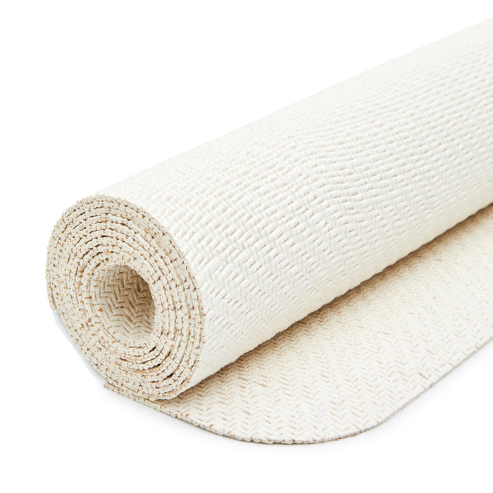 CompleteGrip™ Eco Yoga Mat - Complete Unity Yoga - Eco Natural 2mm close up side view #colour_eco-natural-white