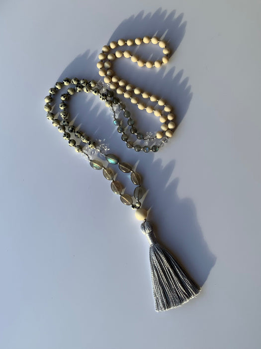 New Beginnings Knotted Mala Necklace