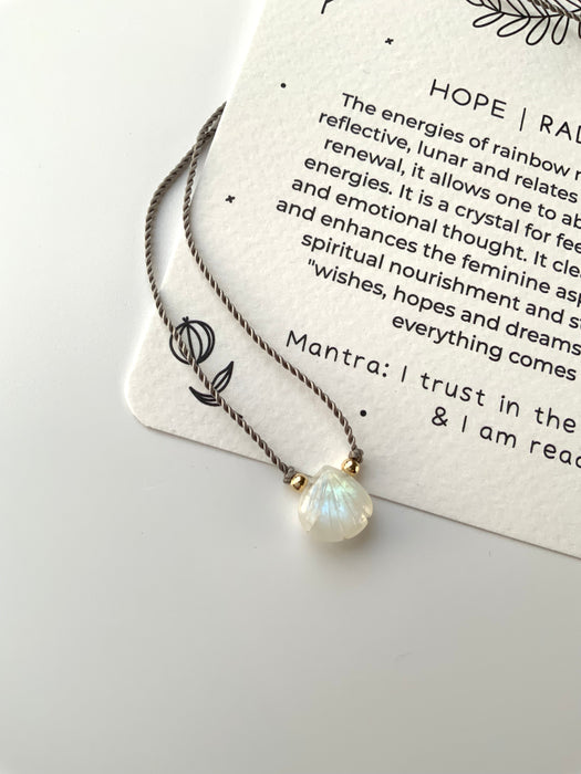 Rainbow Moonstone Necklace