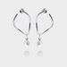 Sterling Silver Earrings with Justice Pearl Popons® Recognised