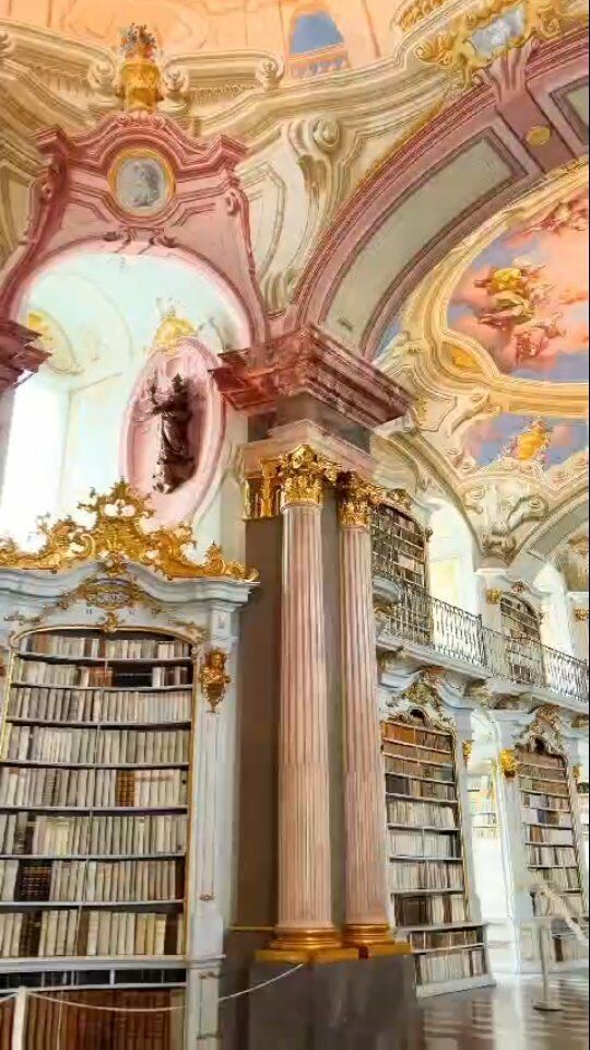 A real life fairytale at the Admont Abbey library in Austria 🥰

Credit: @georgeandcris