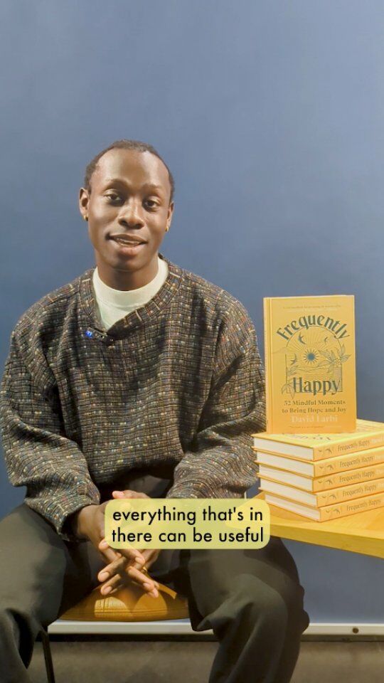 We caught up with this months Happy Place Book Club author @davidlarbi to chat all things Frequently Happy and it was such a joy ☀️

Grab your copy to read along with us this month and brighten your January.